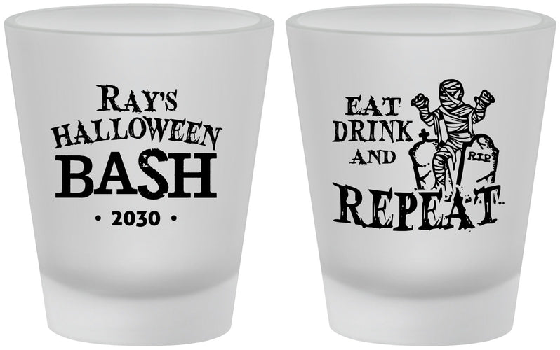 Custom Halloween Frosted Shot Glasses - Mummy | 250066