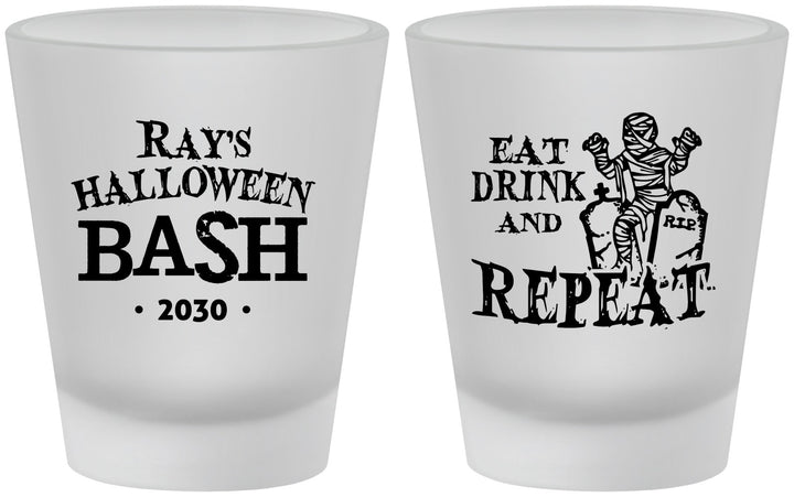 Custom Halloween Frosted Shot Glasses - Mummy | 250066