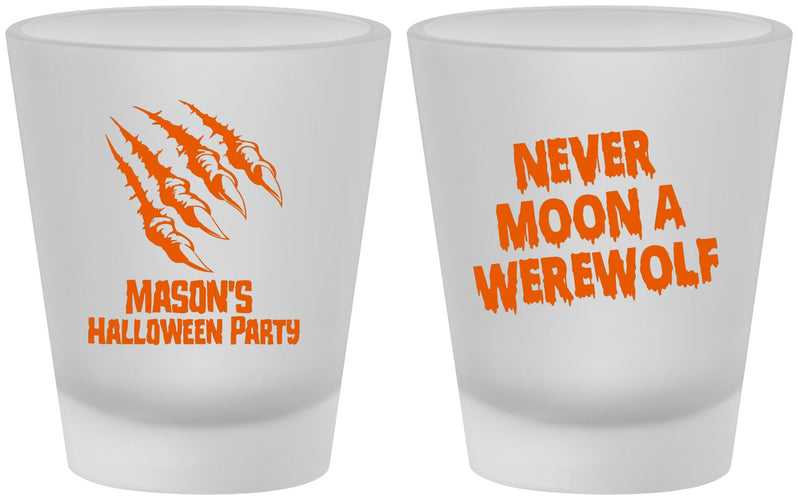 Custom Halloween Frosted Shot Glasses - Werewolf | 250068