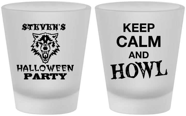 Custom Halloween Frosted Shot Glasses - Howl | 250069