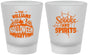 Custom Halloween Frosted Shot Glasses - Spooks Spirits | 250072