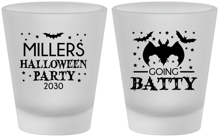 Custom Halloween Frosted Shot Glasses - Bat | 250081