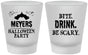 Custom Halloween Frosted Shot Glasses - Bite Drink Be Scary | 250082
