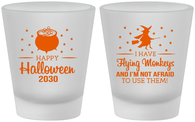 Custom Halloween Frosted Shot Glasses - Witch | 250084
