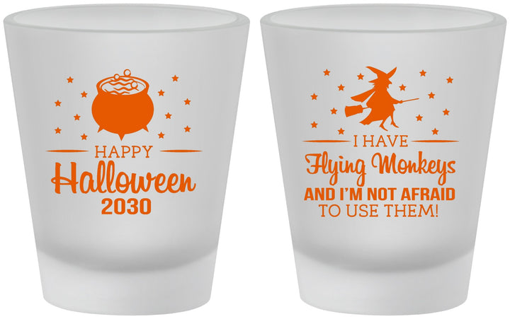 Custom Halloween Frosted Shot Glasses - Witch | 250084