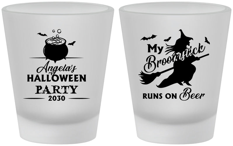 Custom Halloween Frosted Shot Glasses - Witch | 250090
