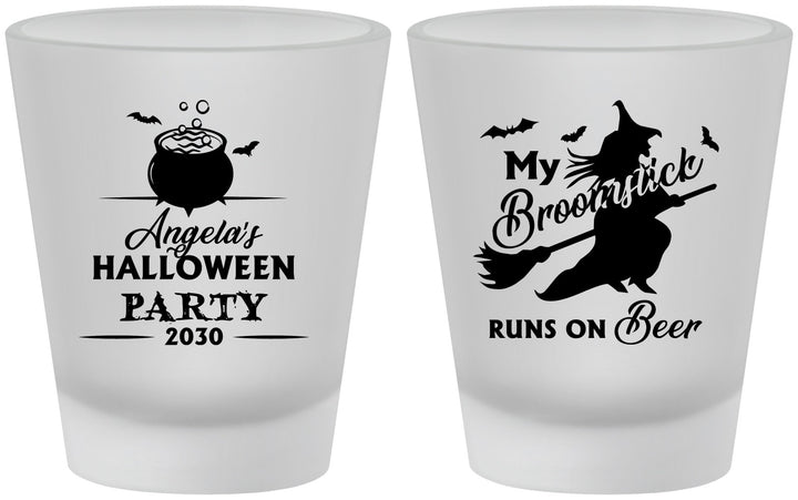 Custom Halloween Frosted Shot Glasses - Witch | 250090