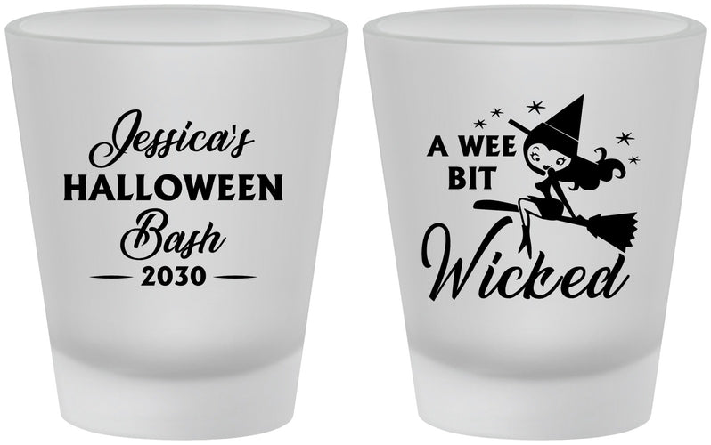 Custom Halloween Frosted Shot Glasses - Witch | 250091