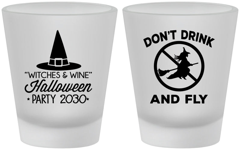 Custom Halloween Frosted Shot Glasses - Witch | 250093