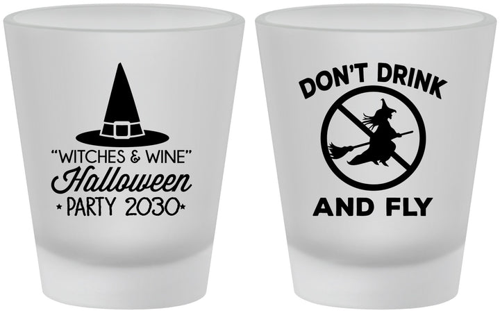 Custom Halloween Frosted Shot Glasses - Witch | 250093