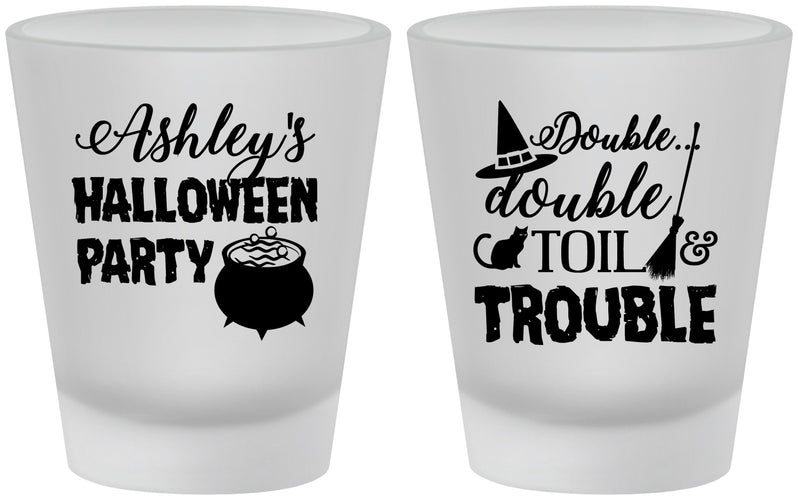 Custom Halloween Frosted Shot Glasses - Witch | 250095