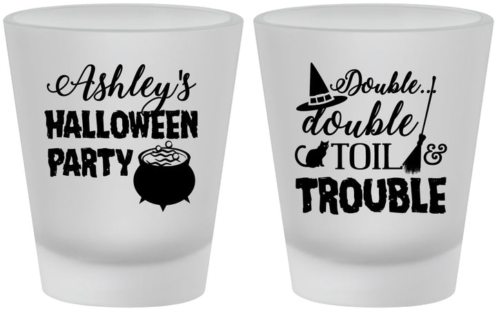 Custom Halloween Frosted Shot Glasses - Witch | 250095