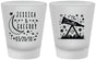Custom Wedding Frosted Shot Glasses - Telescope | 255