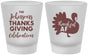 Custom Thanksgiving Frosted Shot Glasses - Thankful Af | 260002