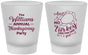 Custom Thanksgiving Frosted Shot Glasses - Turkey | 260005