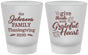 Custom Thanksgiving Frosted Shot Glasses - Grateful | 260006