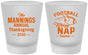 Custom Thanksgiving Frosted Shot Glasses - Football Turkey | 260012