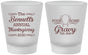 Custom Thanksgiving Frosted Shot Glasses - Turkey Gravy | 260015