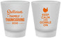 Custom Thanksgiving Frosted Shot Glasses - Gobble Turkey | 260024