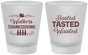 Custom Thanksgiving Frosted Shot Glasses - Basted Tasted Waisted | 260027