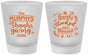 Custom Thanksgiving Frosted Shot Glasses - Grateful Blessed | 260028