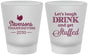 Custom Thanksgiving Frosted Shot Glasses - Turkey Stuffed | 260037