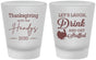 Custom Thanksgiving Frosted Shot Glasses - Turkey Stuffed | 260038