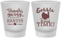 Custom Thanksgiving Frosted Shot Glasses - Turkey Gobble | 260043