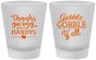 Custom Thanksgiving Frosted Shot Glasses - Gobble Gobble | 260044