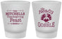 Custom Thanksgiving Frosted Shot Glasses - Turkey Gobble | 260049