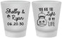 Custom Wedding Frosted Shot Glasses - You Are The Light Of My Life | 262