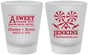 Custom Wedding Frosted Shot Glasses - Sweet Thank You | 269