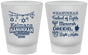 Custom Hanukkah Frosted Shot Glasses - Festival Of Lights | 270007