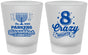 Custom Hanukkah Frosted Shot Glasses - Eight Crazy Nights | 270010