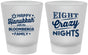 Custom Hanukkah Frosted Shot Glasses - Eight Crazy Nights | 270011