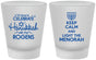 Custom Hanukkah Frosted Shot Glasses - Menorah | 270013