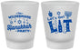 Custom Hanukkah Frosted Shot Glasses - Lets Get Lit | 270022