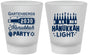 Custom Hanukkah Frosted Shot Glasses - Menorah | 270027