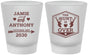 Custom Wedding Frosted Shot Glasses - The Hunt Is Over | 272
