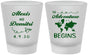 Custom Wedding Frosted Shot Glasses - The Adventure Begins | 276