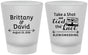 Custom Wedding Frosted Shot Glasses - Take A Shot We Tied The Knot | 277