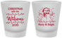 Custom Christmas Frosted Shot Glasses - Snowman | 280002
