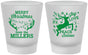 Custom Christmas Frosted Shot Glasses - Reindeer | 280003