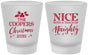 Custom Christmas Frosted Shot Glasses - Naughty Or Nice | 280008