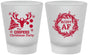 Custom Christmas Frosted Shot Glasses - Merry Af | 280014