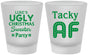 Custom Christmas Frosted Shot Glasses - Tacky Af | 280021