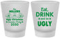 Custom Christmas Frosted Shot Glasses - Ugly Sweater | 280023