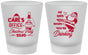 Custom Christmas Frosted Shot Glasses - Santa Claus | 280028