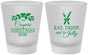 Custom Christmas Frosted Shot Glasses - Eat Drink And Be Jolly | 280033