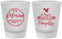 Custom Christmas Frosted Shot Glasses - Touch Of Naughty | 280048